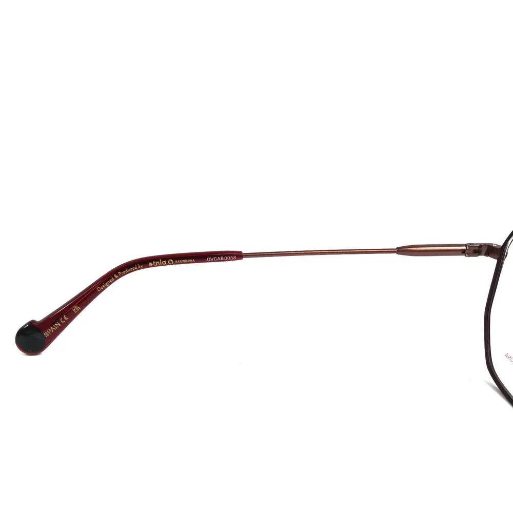 Etnia Barcelona Eyeglasses Frames ADYTON BXRG Bordeaux Rose Gold 55-16-140